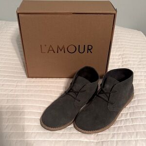 L'Amour Boy’s Conrad Lace-Up Boots